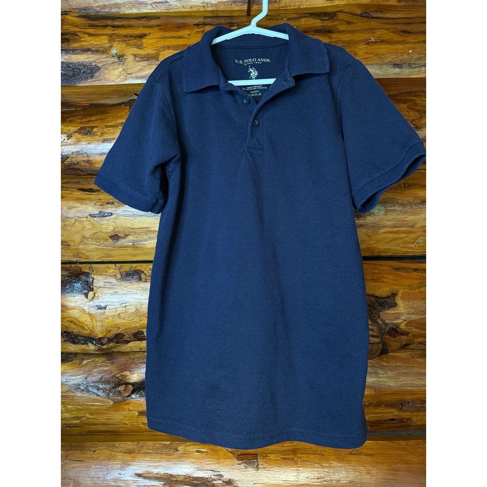 U.S. Polo Assn. Navy Shirt Size Medium 10/12‎